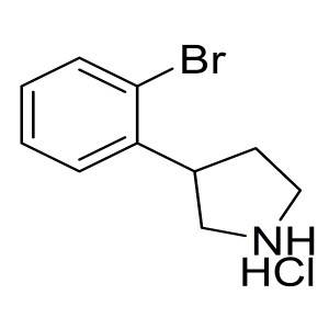 3-(2-bromophenyl)pyrrolidine hydrochloride CAS:1203682-28-3
