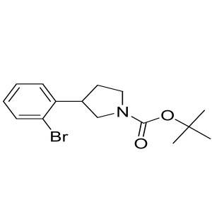 tert-butyl 3-(2-bromophenyl)pyrrolidine-1-carboxylate CAS:1203685-04-4