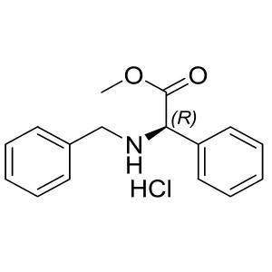 (R)-methyl 2-(benzylamino)-2-phenylacetate hydrochloride CAS:121440-91-3