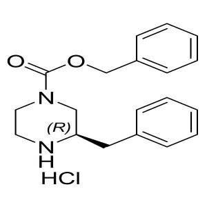 (R)-benzyl 3-benzylpiperazine-1-carboxylate hydrochloride CAS:1217753-37-1