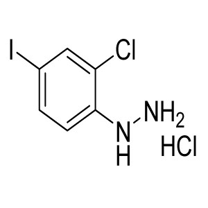 1-(2-chloro-4-iodophenyl)hydrazine hydrochloride CAS:1219606-21-9