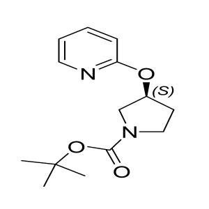 (S)-tert-butyl 3-(pyridin-2-yloxy)pyrrolidine-1-carboxylate CAS:1224514-70-8