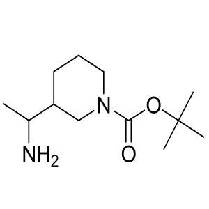 tert-butyl 3-(1-aminoethyl)piperidine-1-carboxylate CAS:1235439-55-0