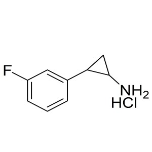 2-(3-fluorophenyl)cyclopropanamine hydrochloride CAS:1258651-83-0