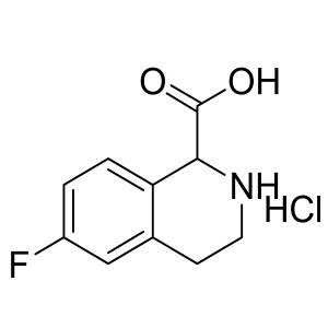 6-fluoro-1,2,3,4-tetrahydroisoquinoline-1-carboxylic acid hydrochloride CAS:1260637-74-8