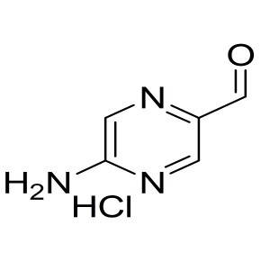 5-aminopyrazine-2-carbaldehyde hydrochloride CAS:1263378-65-9