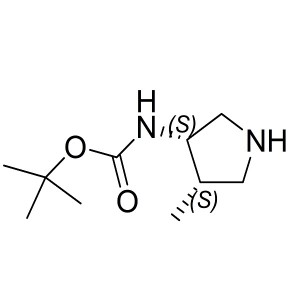 tert-butyl (3S,4S)-4-methylpyrrolidin-3-ylcarbamate CAS:127199-54-6