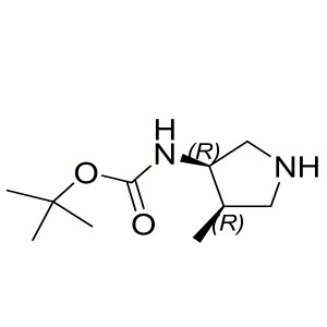 tert-butyl (3R,4R)-4-methylpyrrolidin-3-ylcarbamate CAS:127199-55-7