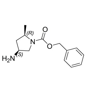 (2R,4S)-benzyl 4-amino-2-methylpyrrolidine-1-carboxylate CAS:1279200-14-4