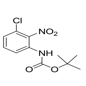 tert-butyl 3-chloro-2-nitrophenylcarbamate CAS:1283176-45-3