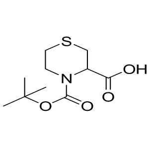 4-(tert-butoxycarbonyl)thiomorpholine-3-carboxylic acid CAS:128453-98-5