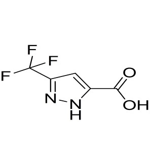 3-(trifluoromethyl)-1H-pyrazole-5-carboxylic acid CAS:129768-28-1