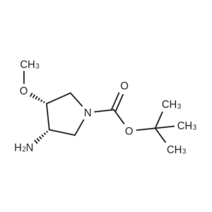 (3S,4R)-3-Amino-4-methoxy-pyrrolidine-1-carboxylic acid tert-butyl ester CAS:148260-95-1