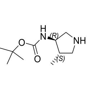 tert-butyl (3R,4S)-4-methylpyrrolidin-3-ylcarbamate CAS:1334481-84-3