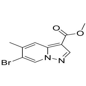 methyl 6-bromo-5-methylH-pyrazolo[1,5-a]pyridine-3-carboxylate CAS:1345121-19-8