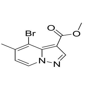 methyl 4-bromo-5-methylH-pyrazolo[1,5-a]pyridine-3-carboxylate CAS:1345121-21-2