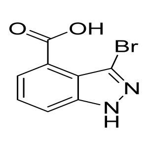 3-bromo-1H-indazole-4-carboxylic acid CAS:1363382-97-1