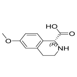 (R)-6-methoxy-1,2,3,4-tetrahydroisoquinoline-1-carboxylic acid CAS:1390715-99-7