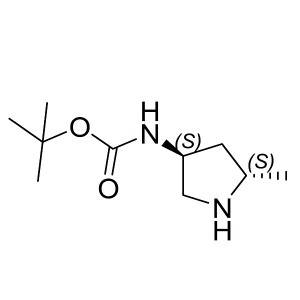 tert-butyl (3S,5S)-5-methylpyrrolidin-3-ylcarbamate CAS:139161-75-4