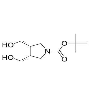 cis-tert-butyl 3,4-bis(hydroxymethyl)pyrrolidine-1-carboxylate CAS:1393732-25-6
