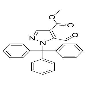 methyl 5-formyl-1-trityl-1H-pyrazole-4-carboxylate