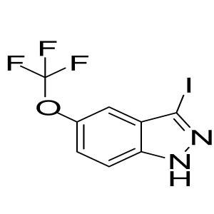 3-iodo-5-(trifluoromethoxy)-1H-indazole CAS:1426423-96-2