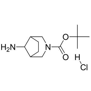 8-Amino-3-aza-bicyclo[3.2.1]octane-3-carboxylic acid tert-butyl ester hydrochloride CAS:1427195-31-0