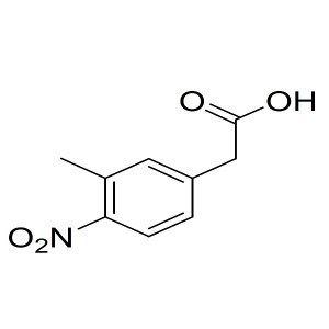 2-(3-methyl-4-nitrophenyl)acetic acid CAS:143665-37-6