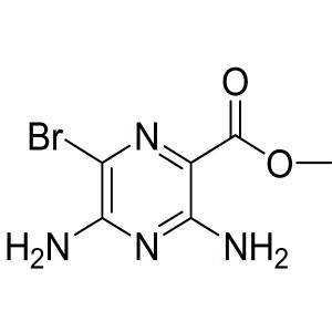 methyl 3,5-diamino-6-bromopyrazine-2-carboxylate CAS:1458-20-4
