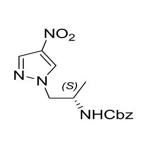(S)-benzyl 1-(4-nitro-1H-pyrazol-1-yl)propan-2-ylcarbamate