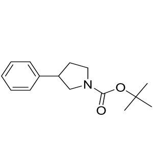 tert-butyl 3-phenylpyrrolidine-1-carboxylate CAS:147410-43-3
