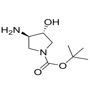trans-3-Amino-4-hydroxy-pyrrolidine-1-carboxylic acid tert-butyl ester CAS:148214-90-8