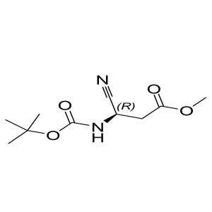 (R)-methyl 3-(tert-butoxycarbonyl)-3-cyanopropanoate
