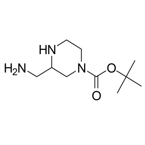 tert-Butyl 3-(aminomethyl)piperazine-1-carboxylate CAS:1376099-80-7