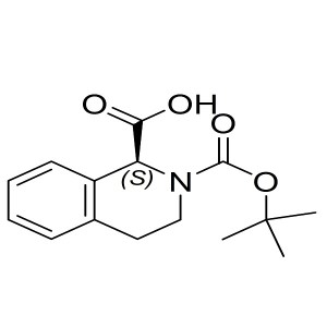 (S)-2-(tert-butoxycarbonyl)-1,2,3,4-tetrahydroisoquinoline-1-carboxylic acid CAS:151004-94-3