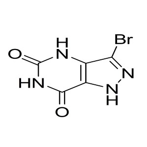 3-bromo-1H-pyrazolo[4,3-d]pyrimidine-5,7(4H,6H)-dione
