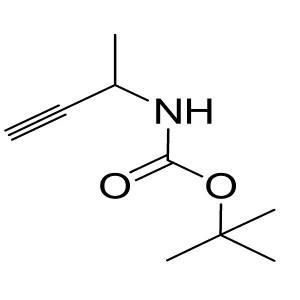 tert-butyl but-3-yn-2-ylcarbamate CAS:154181-98-3