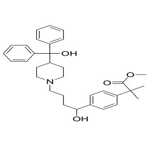 Methyl 2-(4-(1-hydroxy-4-(4-(hydroxydiphenylmethyl)piperidin-1-yl)butyl)phenyl)-2-methylpropanoate CAS:154825-96-4