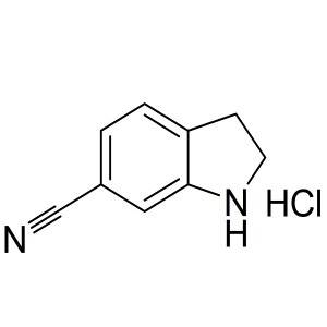 indoline-6-carbonitrile hydrochloride CAS:15861-35-5