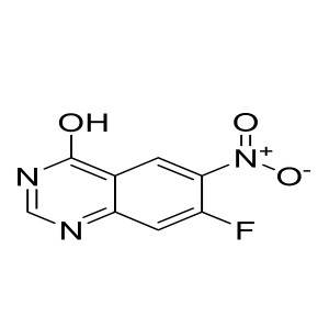 7-Fluoro-6-nitro-4-hydroxyquinazoline CAS:162012-69-3
