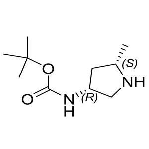 tert-butyl (3R,5S)-5-methylpyrrolidin-3-ylcarbamate CAS:1626343-40-5