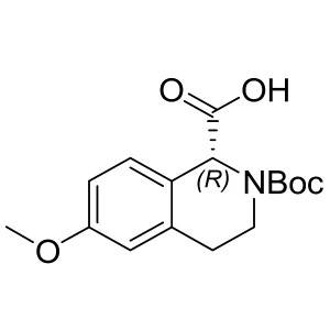 (R)-2-(tert-butoxycarbonyl)-6-methoxy-1,2,3,4-tetrahydroisoquinoline-1-carboxylic acid