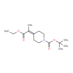 tert-butyl 4-(1-ethoxy-1-oxopropan-2 -ylidene)piperidine-1-carboxylate CAS:473837-03-5