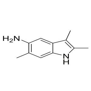 2,3,6-trimethyl-1H-indol-5-amine CAS:165614-76-6