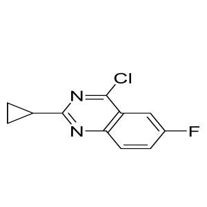 4-chloro-2-cyclopropyl-6-fluoroquinazoline CAS:1695621-65-8