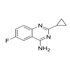 2-cyclopropyl-6-fluoroquinazolin-4-amine CAS:1699142-67-0