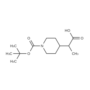 2-(1-(tert-Butoxycarbonyl)piperidin-4-yl)propanoicacid CAS:815593-60-3