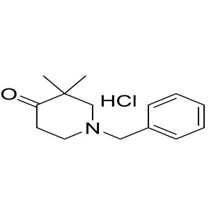 1-benzyl-3,3-dimethylpiperidin-4-one hydrochloride CAS:173186-91-9