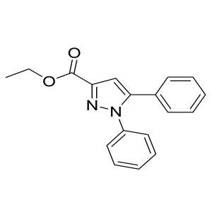 ethyl 1,5-diphenyl-1H-pyrazole-3-carboxylate CAS:17355-75-8