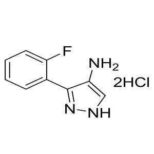 3-(2-fluorophenyl)-1H-pyrazol-4-amine dihydrochloride CAS:1788613-48-8